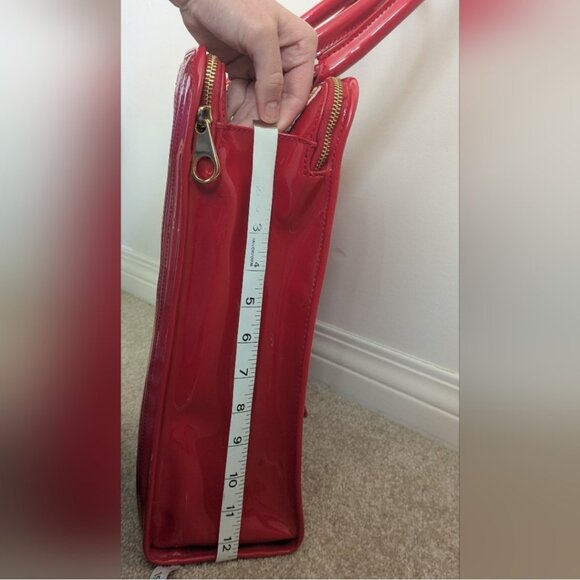 Ted Baker Red Patent Large Bag/Tote - Picture 9 of 9